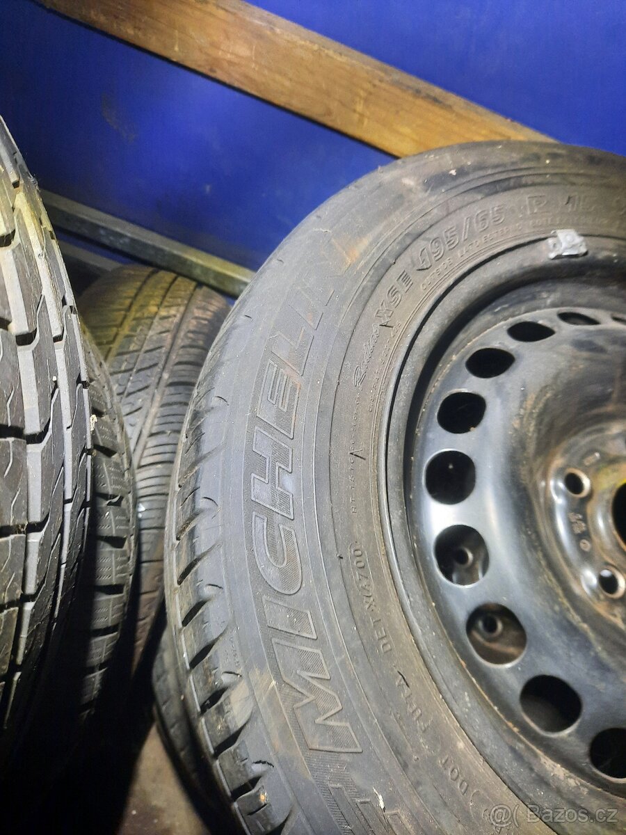 VW disky15" s letními pneu 5x112 - 2