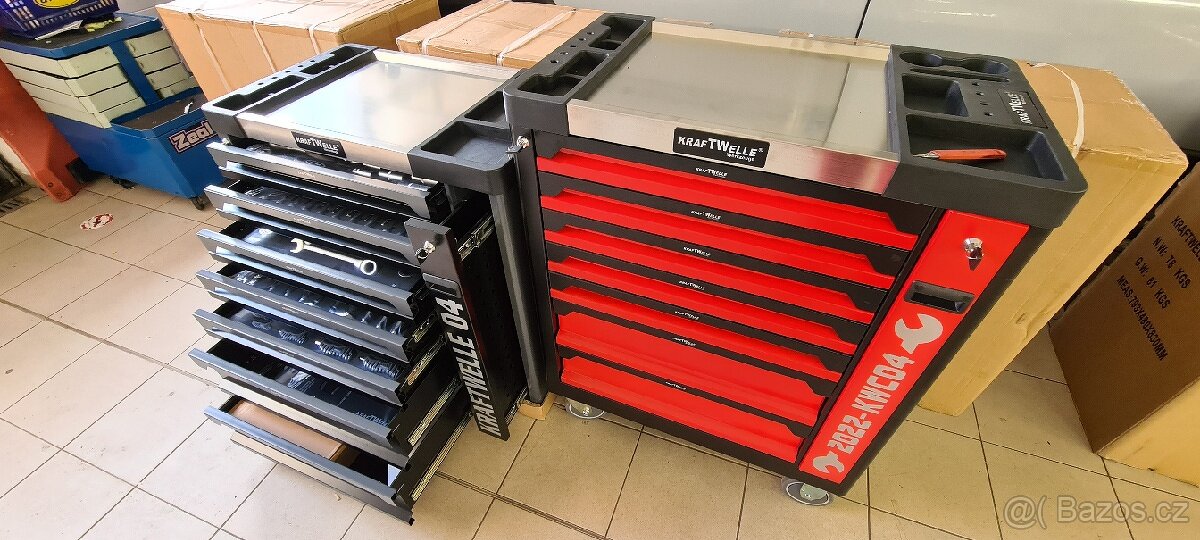 Dílenský vozík s nářadím - 2