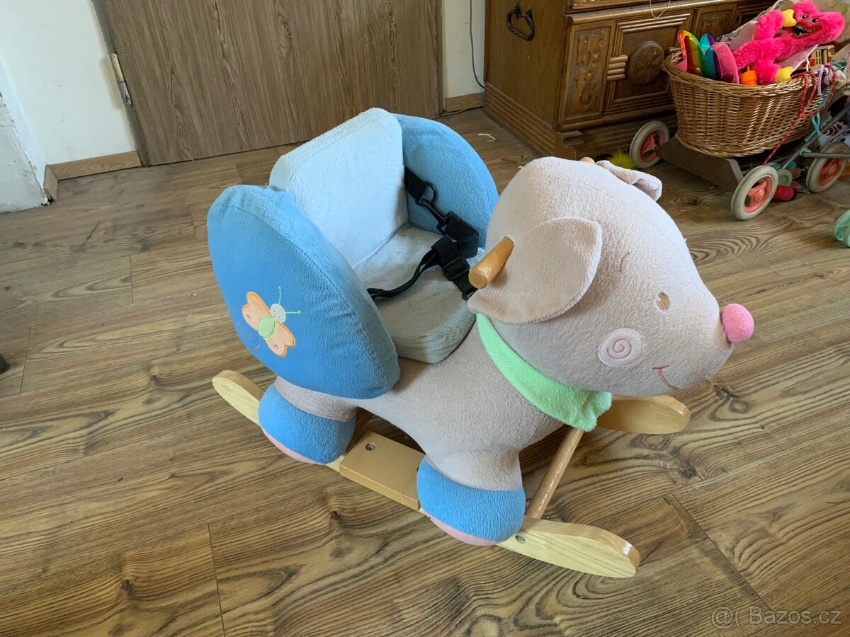 Plyšová houpačka Nattou - 2