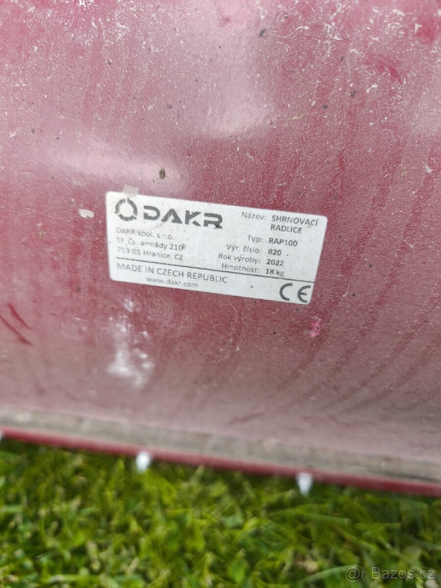 Shrnovací radlice Dakr na sníh - 2