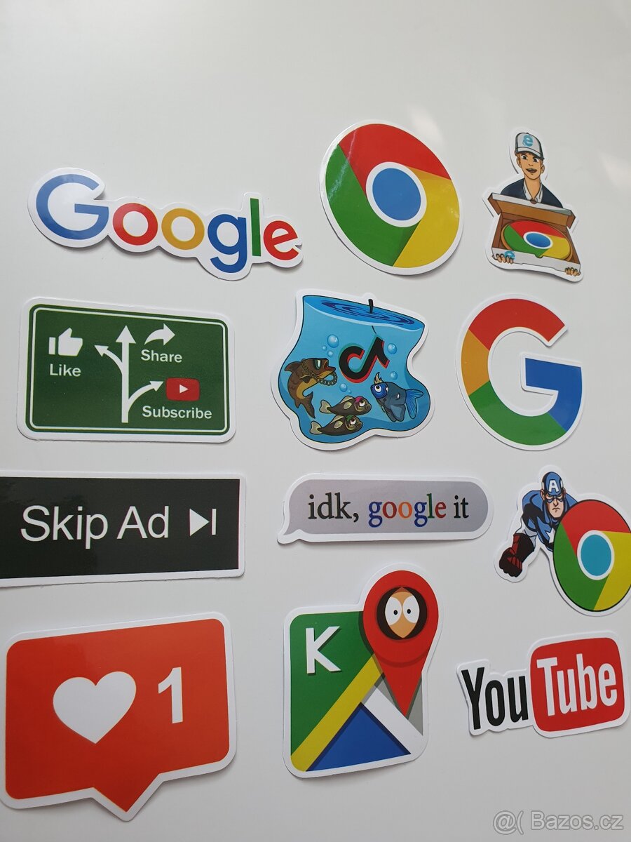 Nálepky Google mix - 2