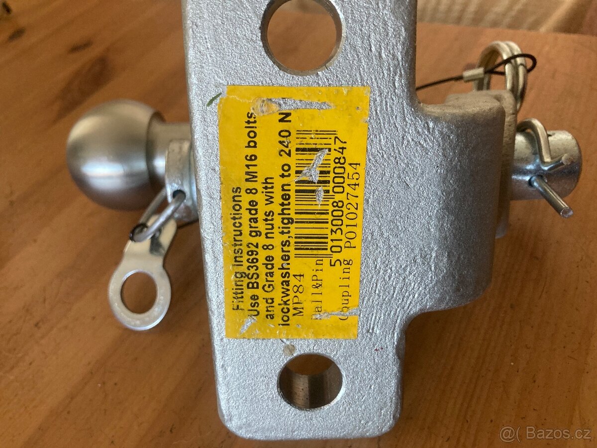Tažná koule + čep 3500 kg - 2
