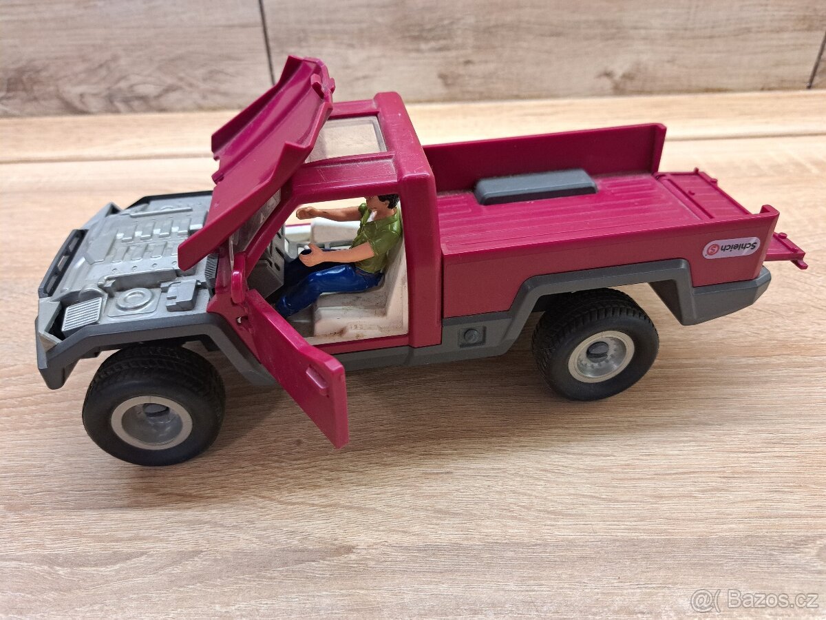 Schleich Pick Up s přívěsem pro koně - 2