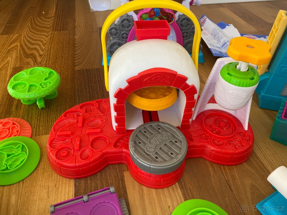 Velká sada Play-Doh pizza, sladkosti, trouba - 2