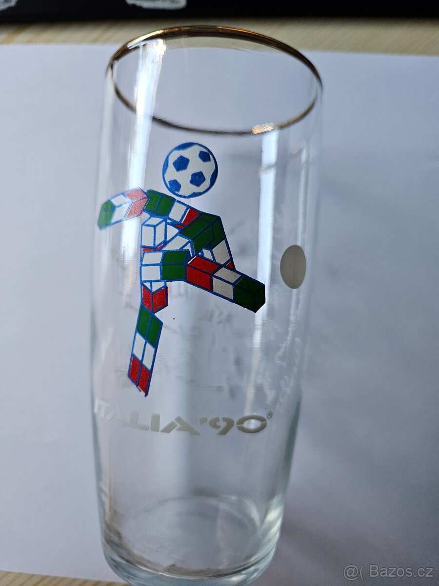 Sběratelská Sklenice Fotbal MS Itálie 1990 - 2