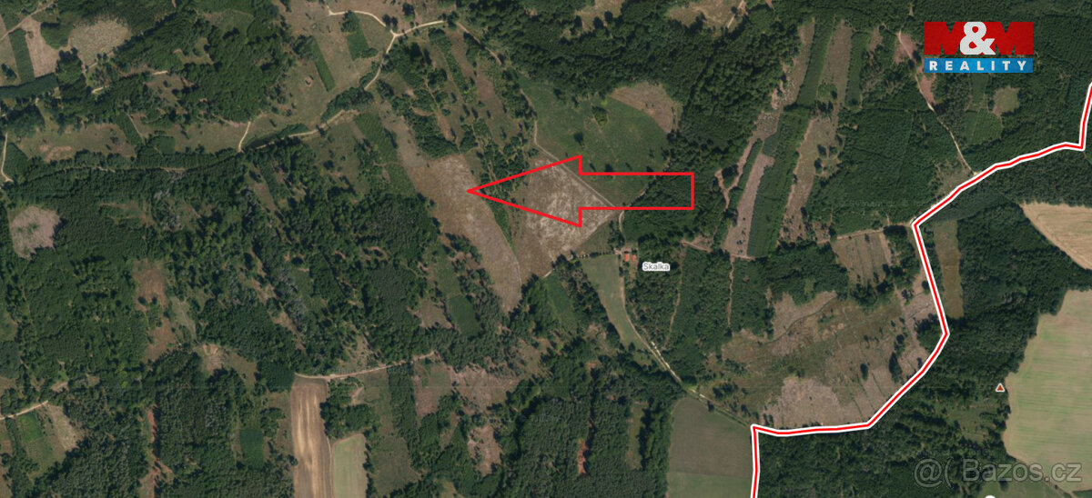 Prodej lesa, 36550 m², Jetětice - 2