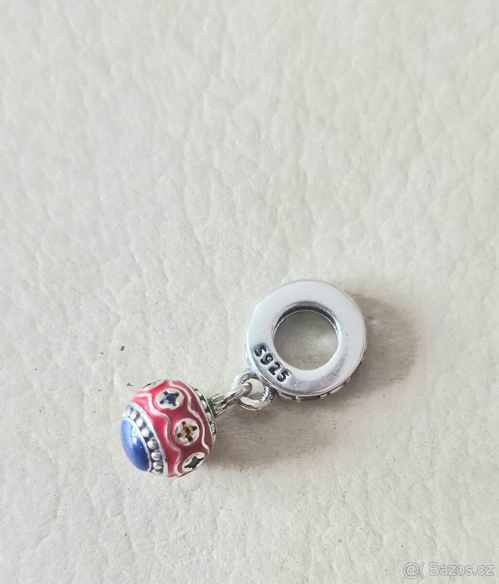 Přívěsek vánoční koule na náramek - 2