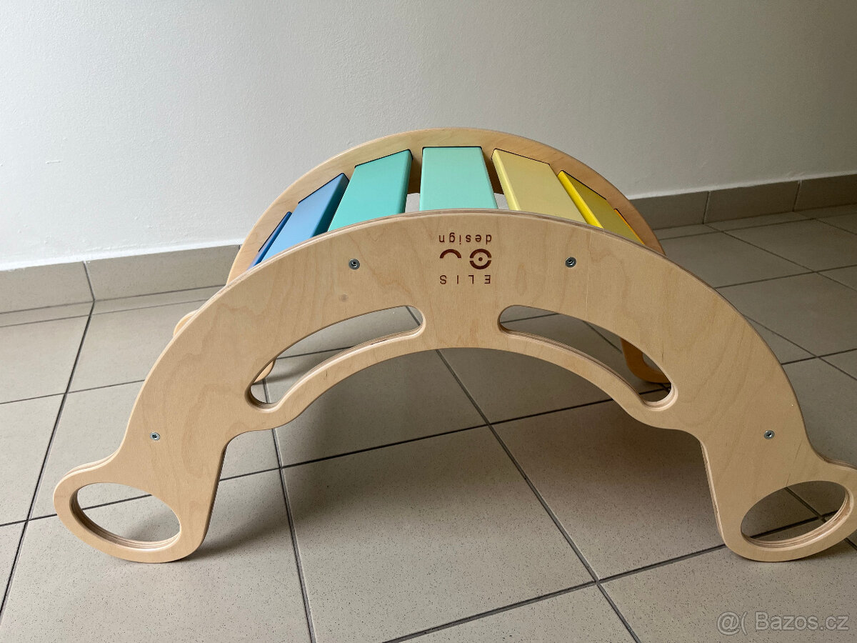 Montessori duhová houpačka 5v1 fresh - ELIS DESIGN - 2