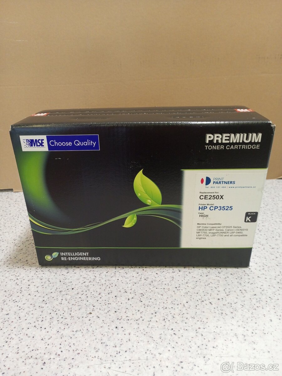 Toner MSE CE250X do tiskárny HP CLJ CP3525, 10500 str. - 2
