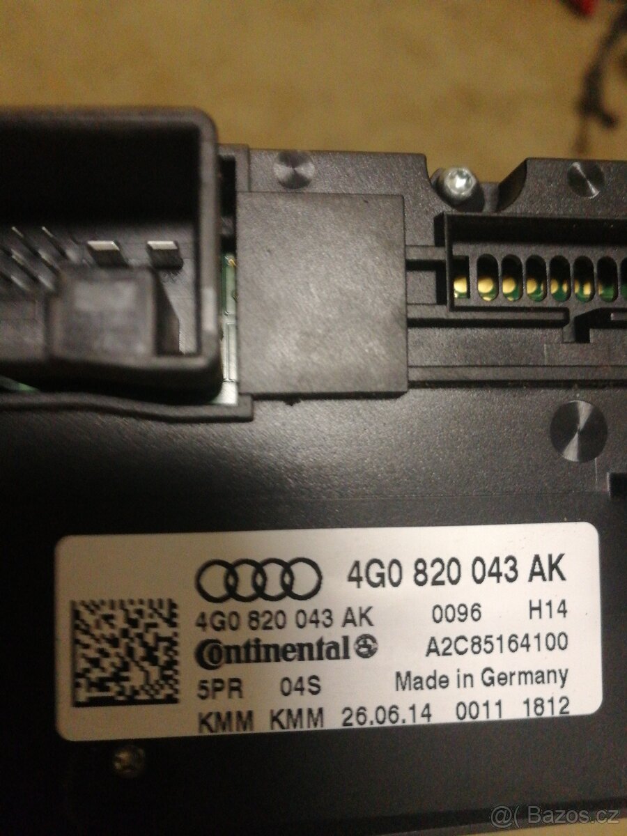 Audi a6 c7 ovládání topení klimatizace 4G0820043 - 2