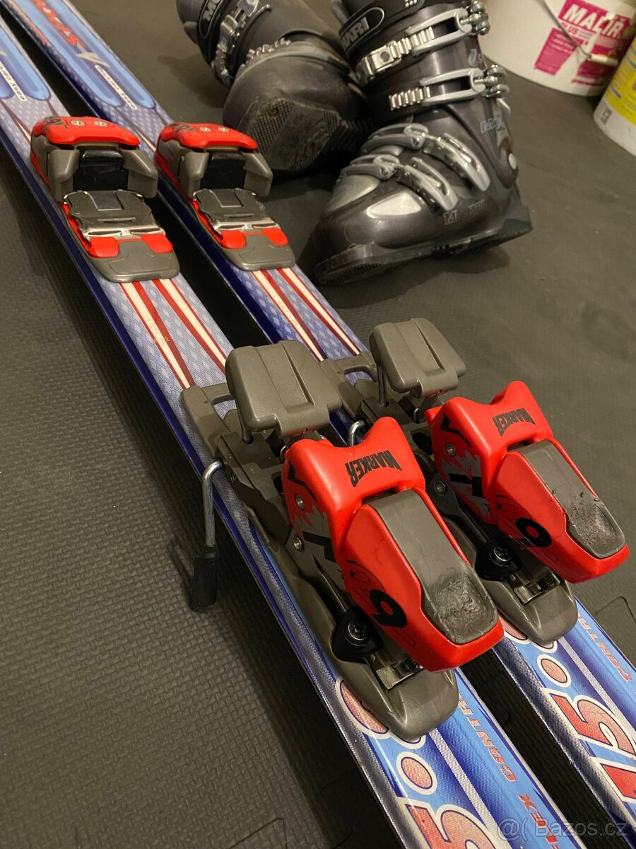 Lyže Sporten 160 + lyžáky - 2