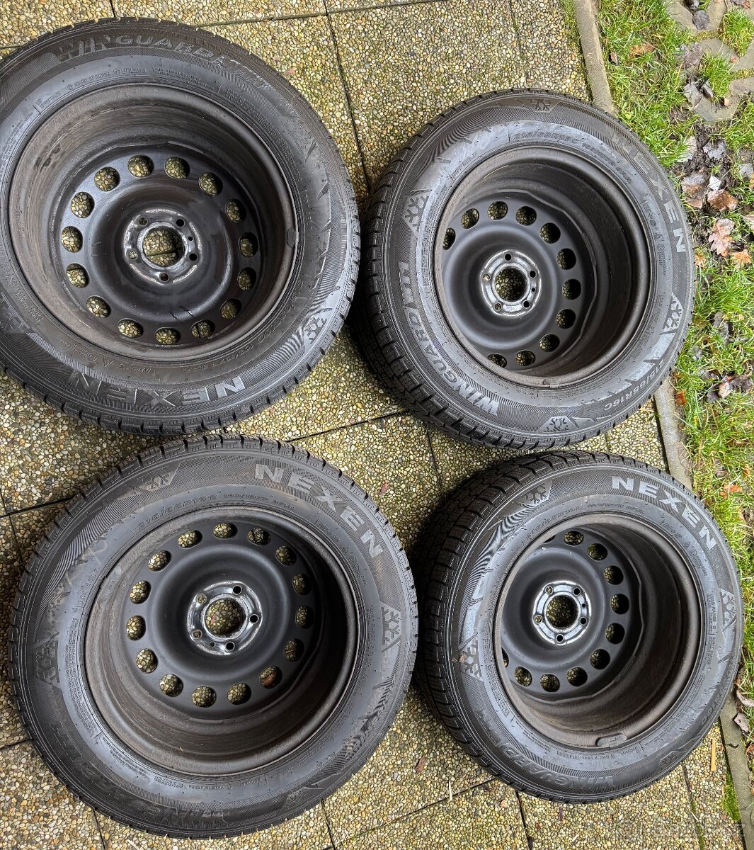 Kola 5x108 + zimní pneu 215/65 r16 - 2