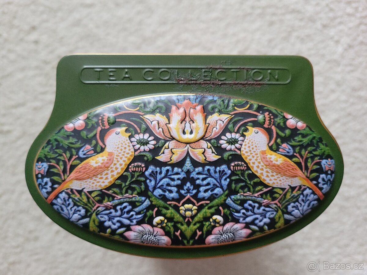 Dóza krabička plechová na čaj - 2