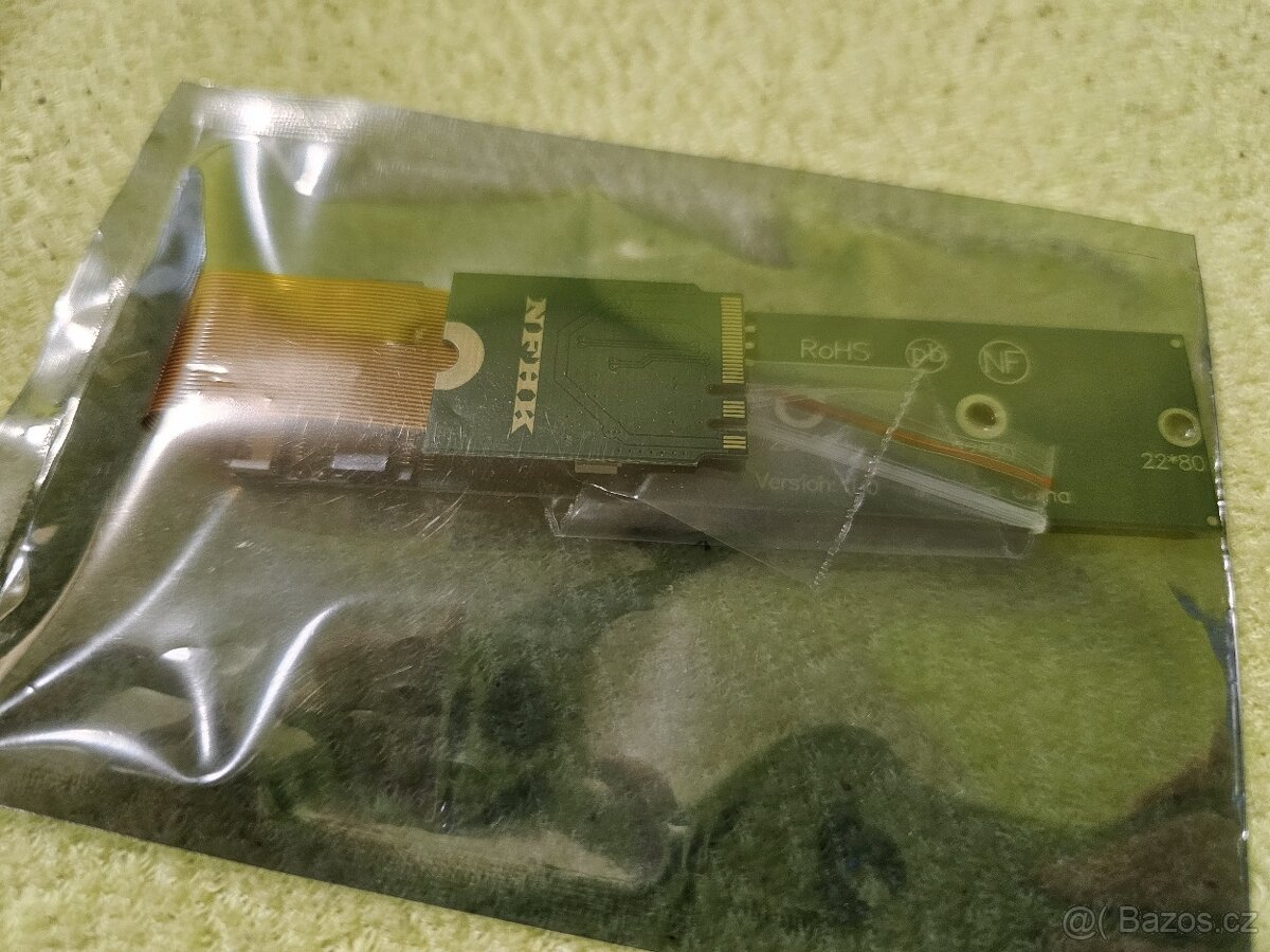 Redukce M2 AE (wifi) na M2 NVME - 2