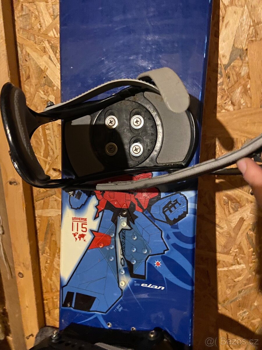 Dětský snowboard 115 + vázání - 2