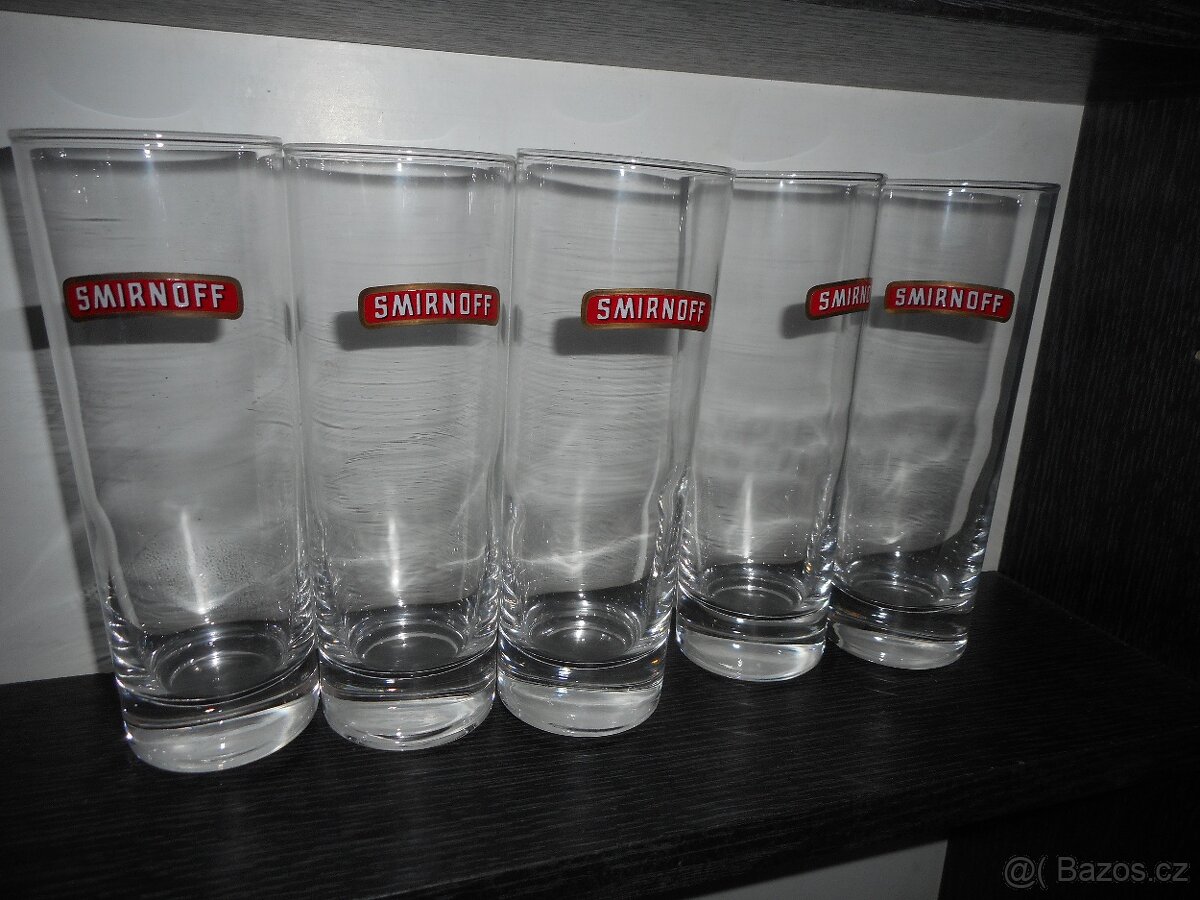 Vysoké sklo s potiskem - 2