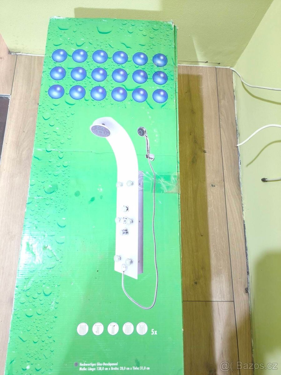 Nový vysoce kvalitní skleněný sprchový panel - 2