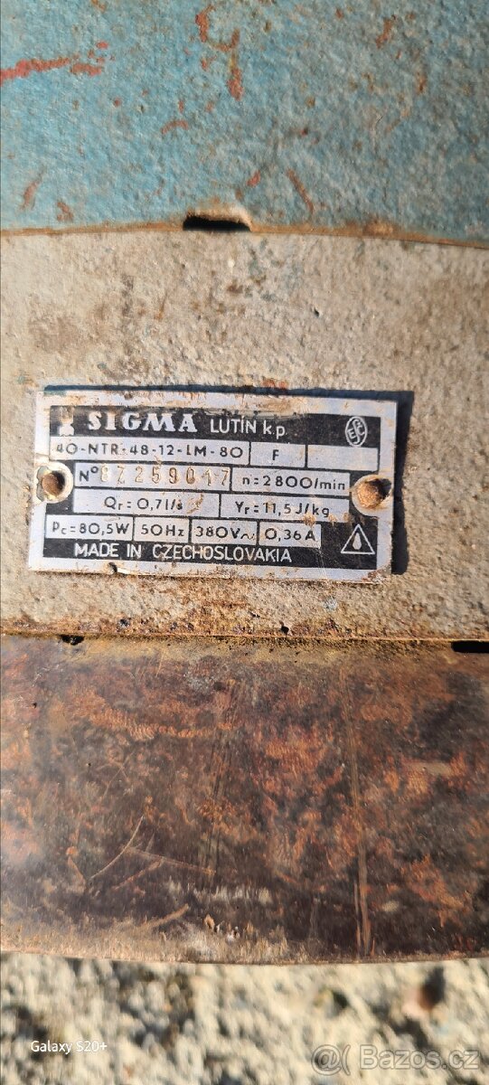 Oběhové čerpadlo Sigma 380V - 2