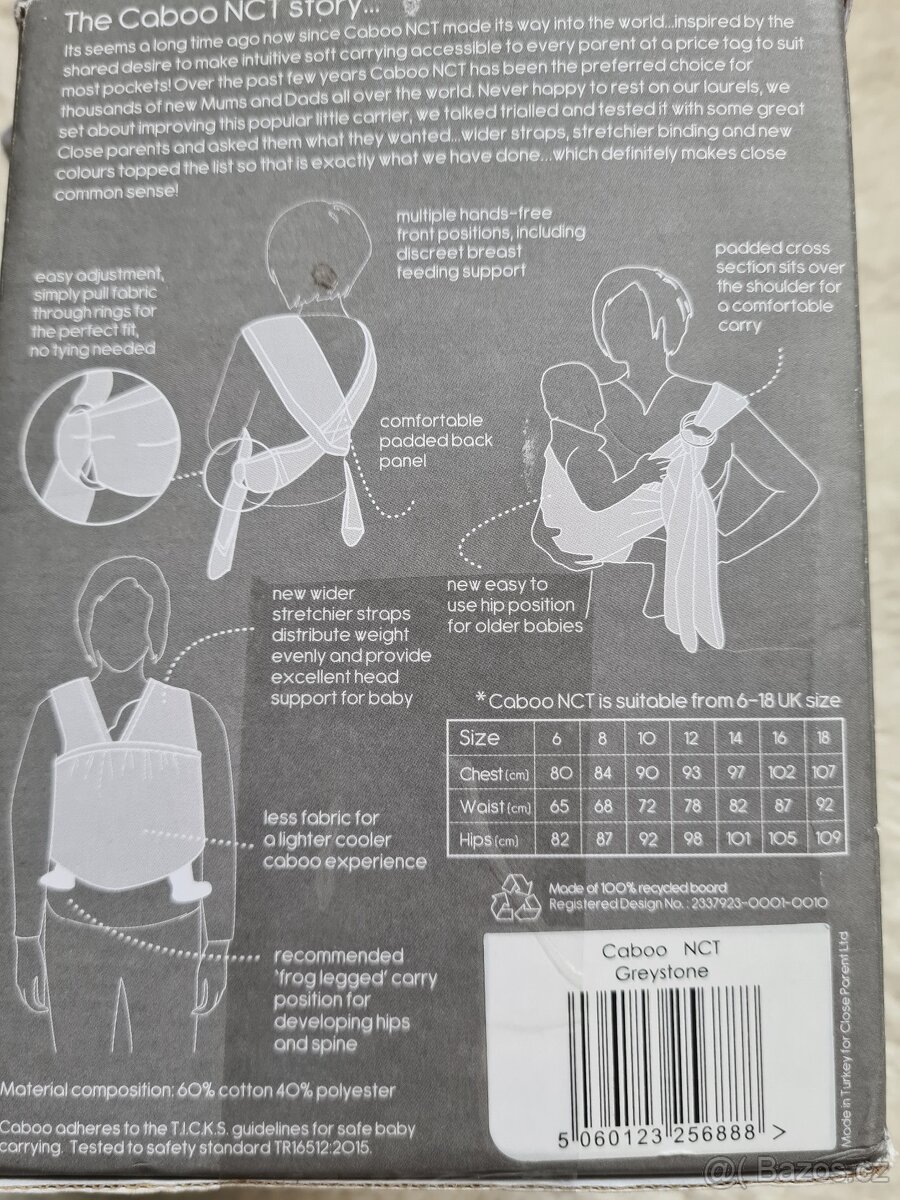 Předvázaný nosici šátek - 2