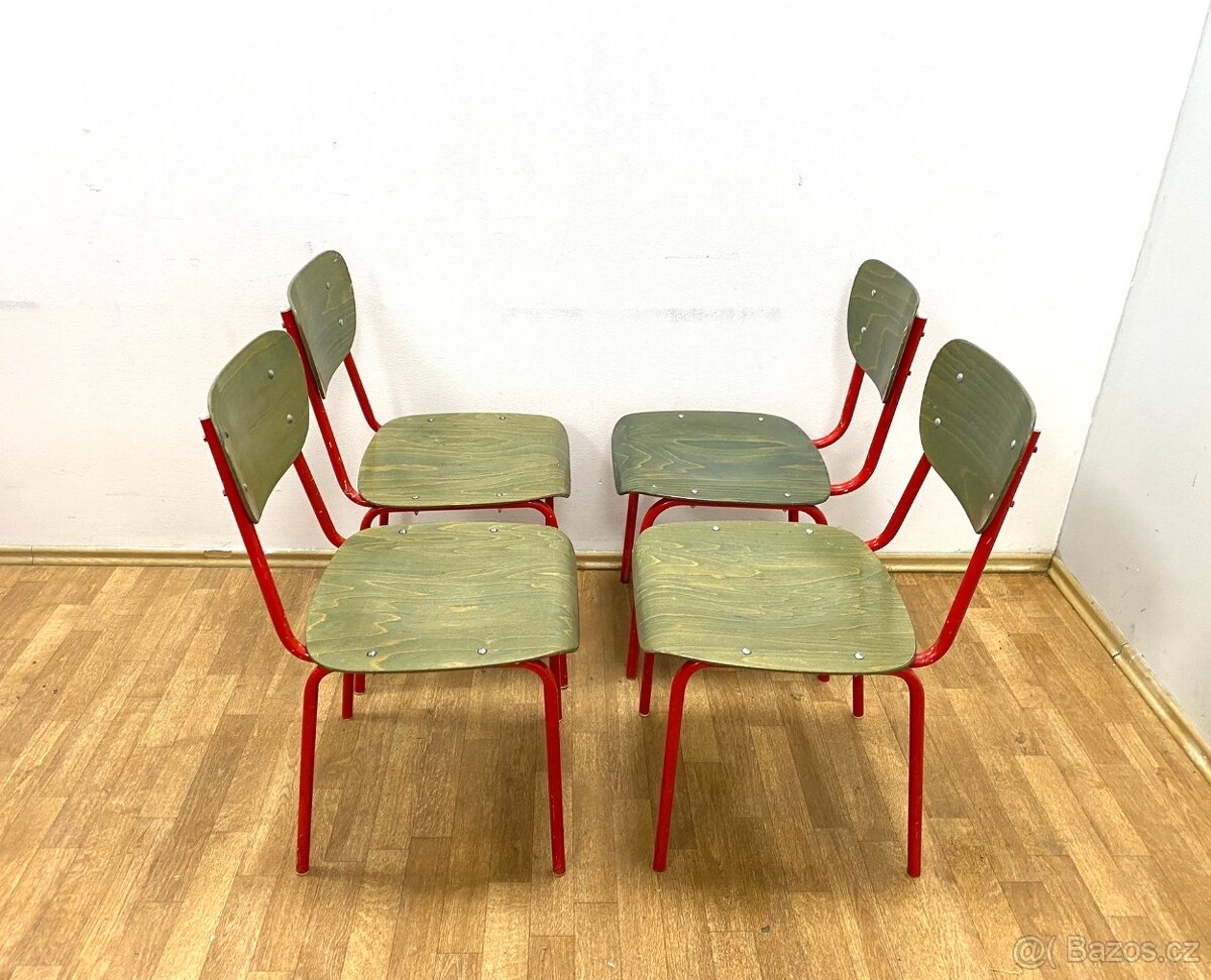 Retro židle industriální - 2