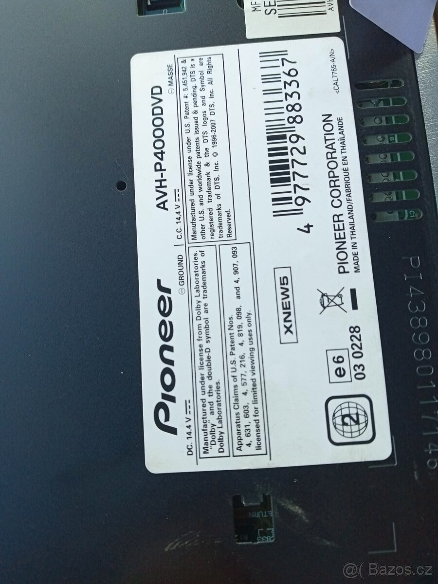 Autoradio pioneer - 2