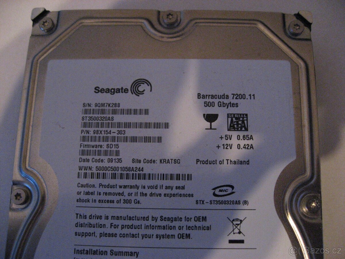 Pevný disk Seagate - 2