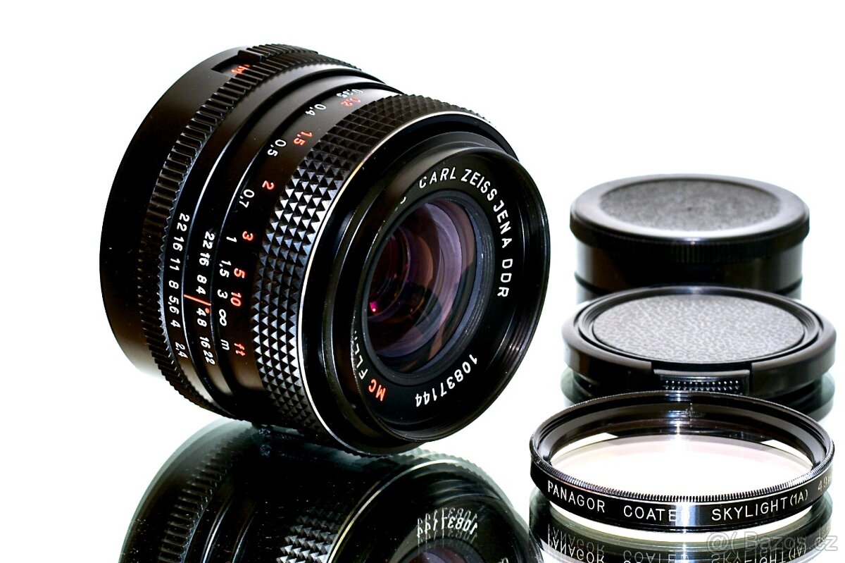 CZJ Flektogon RED MC 2,4/35 M42 TOP STAV - 2