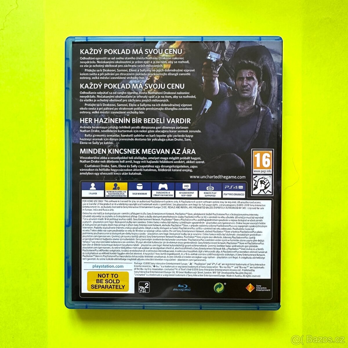 PS4 hra Uncharted 4 - NOVÉ, NEPOUŽITÉ - TOP- - 2