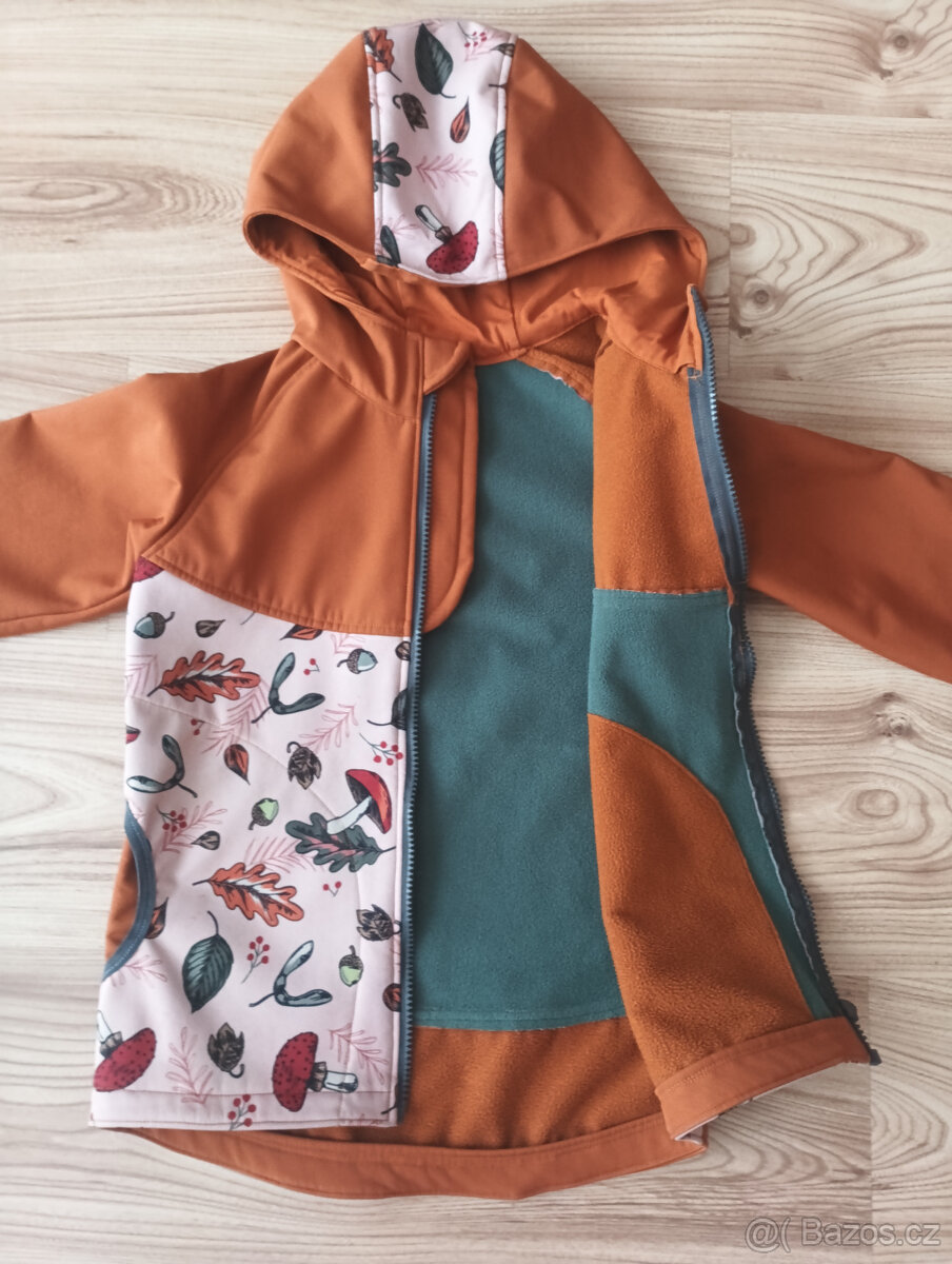 Dívčí soft..bunda a soft.kšiltovka,nákrčník - 2