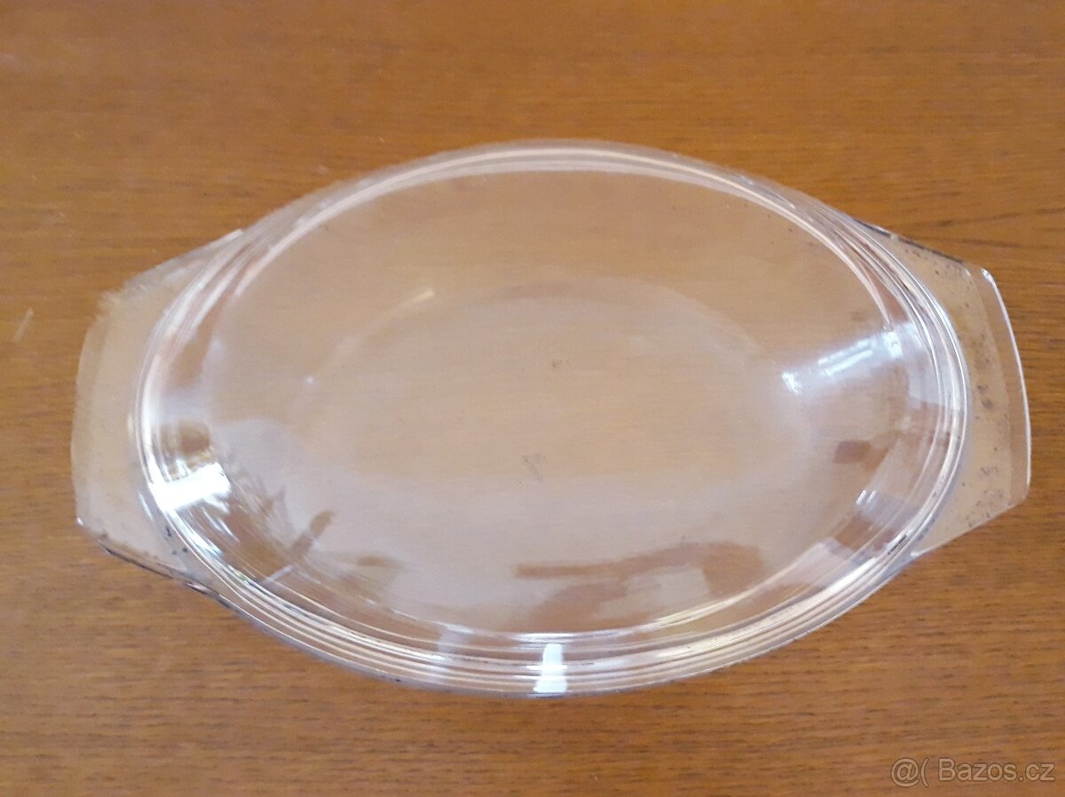 skleněná zapékací mísa zn. Pyrex - 2