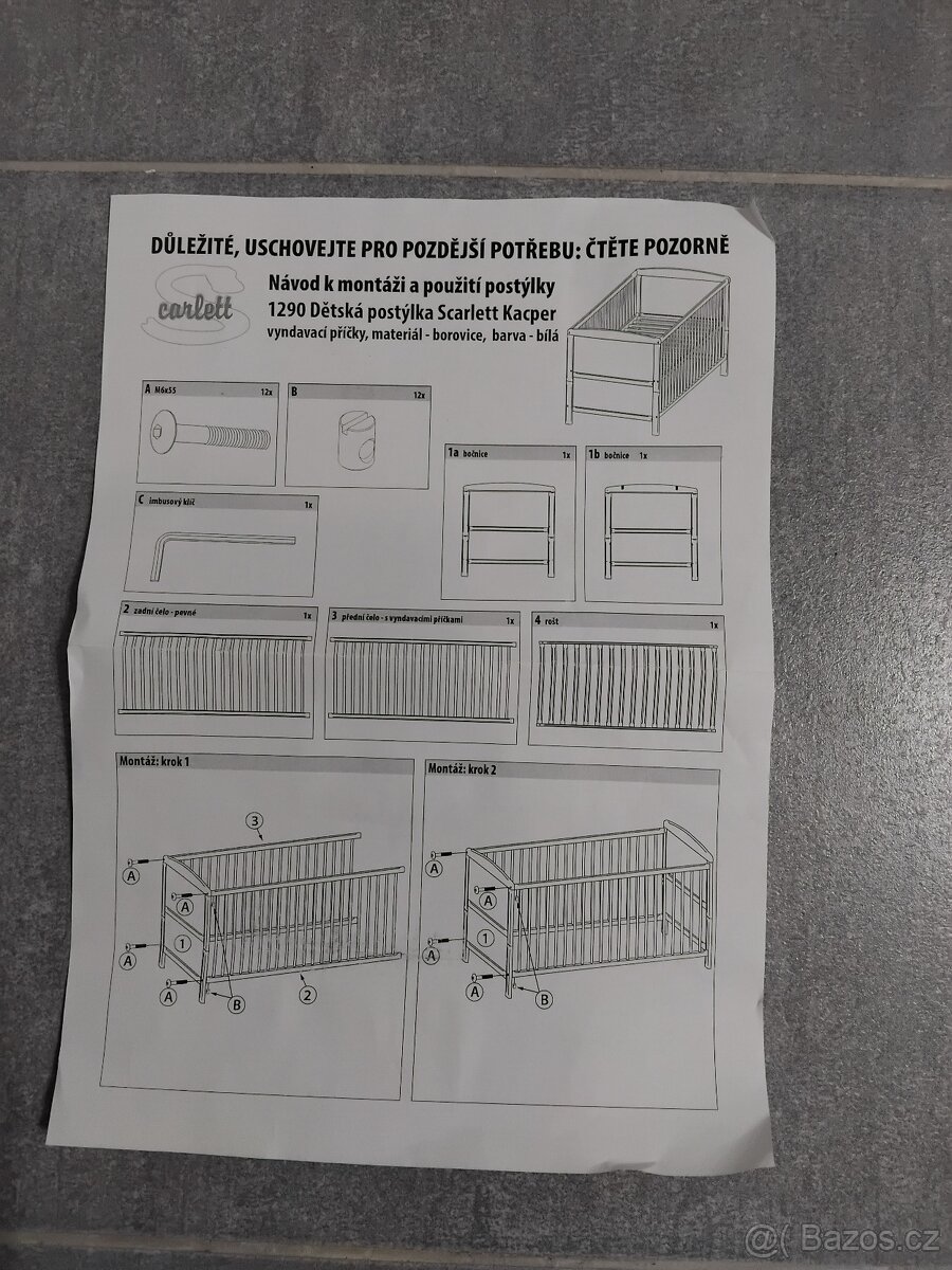 Dětská postýlka - 2