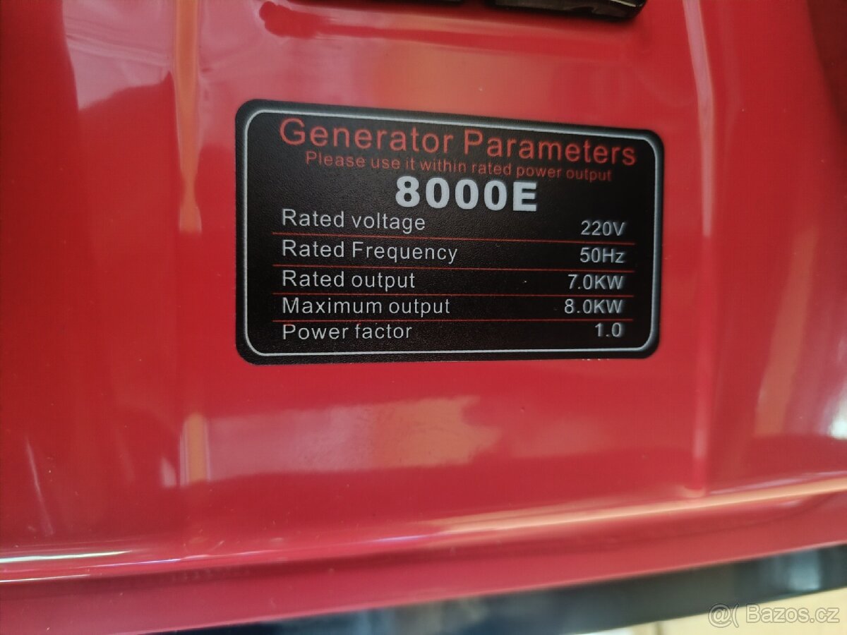 Elektrocentrála 8 kW, AVR, elektrický startér - 2