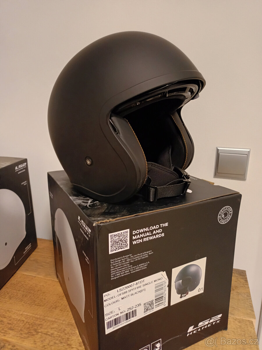 Přilba LS2 Spitfire single mono - 2