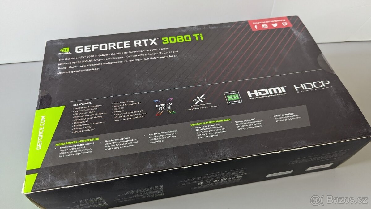 XLR8 (PNY) NVIDIA GeForce RTX 3080 Ti 12GB, #NOVÁ, 2R ZÁRUKA - 2