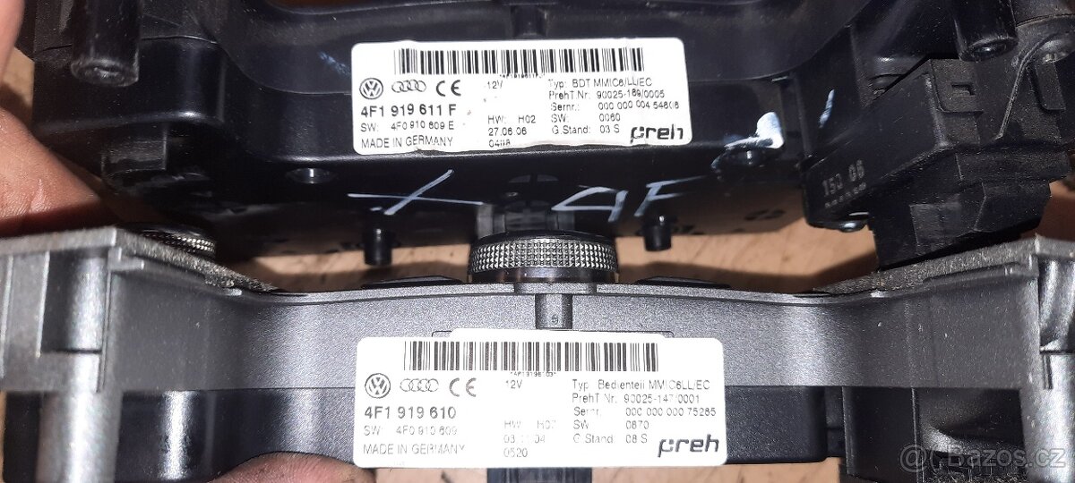 Audi a6 4f ovladani MMI - 2