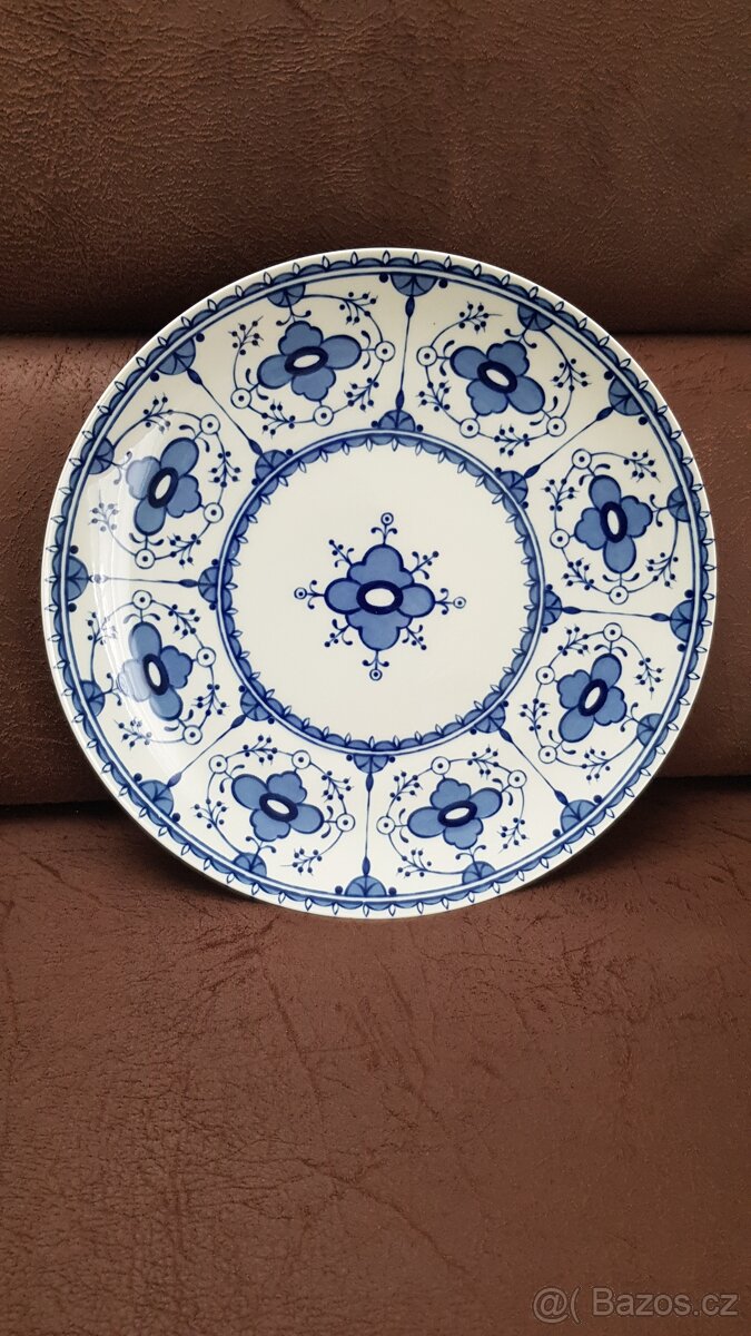 Kobaltový korbel a talíř - 2