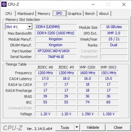 DDR4 Kingston Fury Beast 32 GB - 2