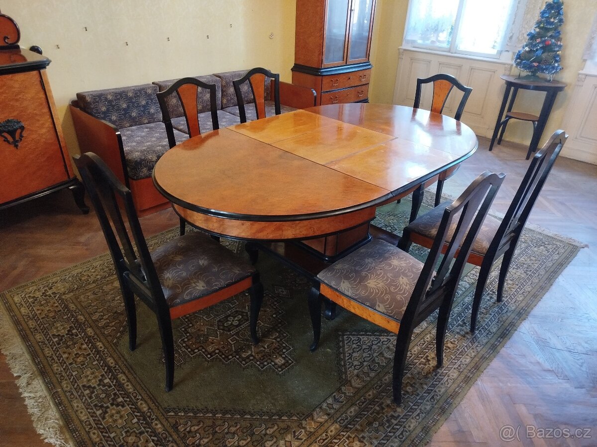 Starožitný obývací nábytek v zachovalém stavu - 2