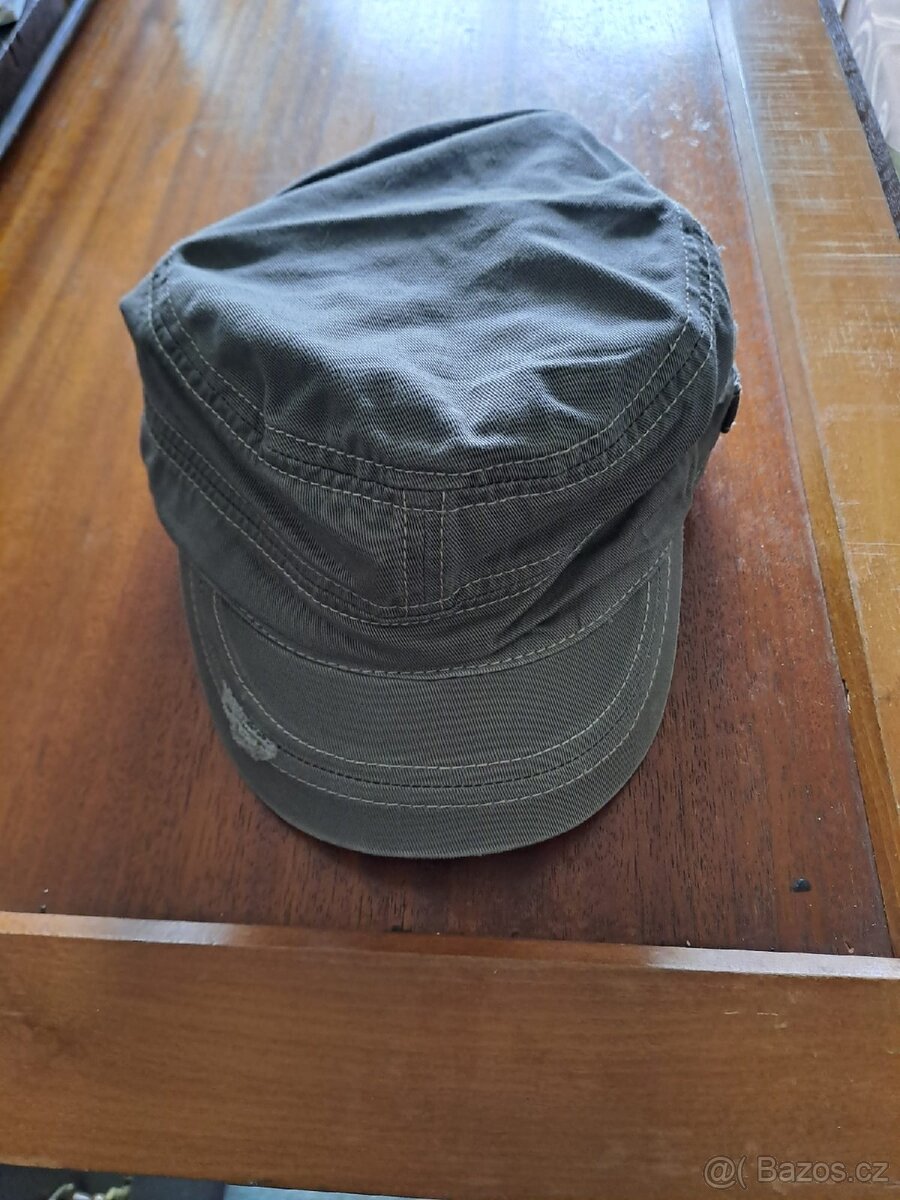 Čepice khaki plátěná - 2