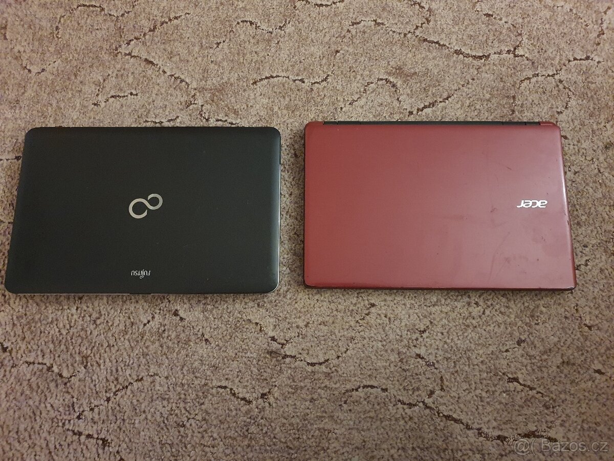 2x Notebook: Acer aspire E 15, Fujitsu na ND - 2