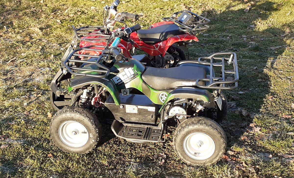 2 x elektrická čtyřkolka ATV REZERVACE do 10.12.2025 - 2
