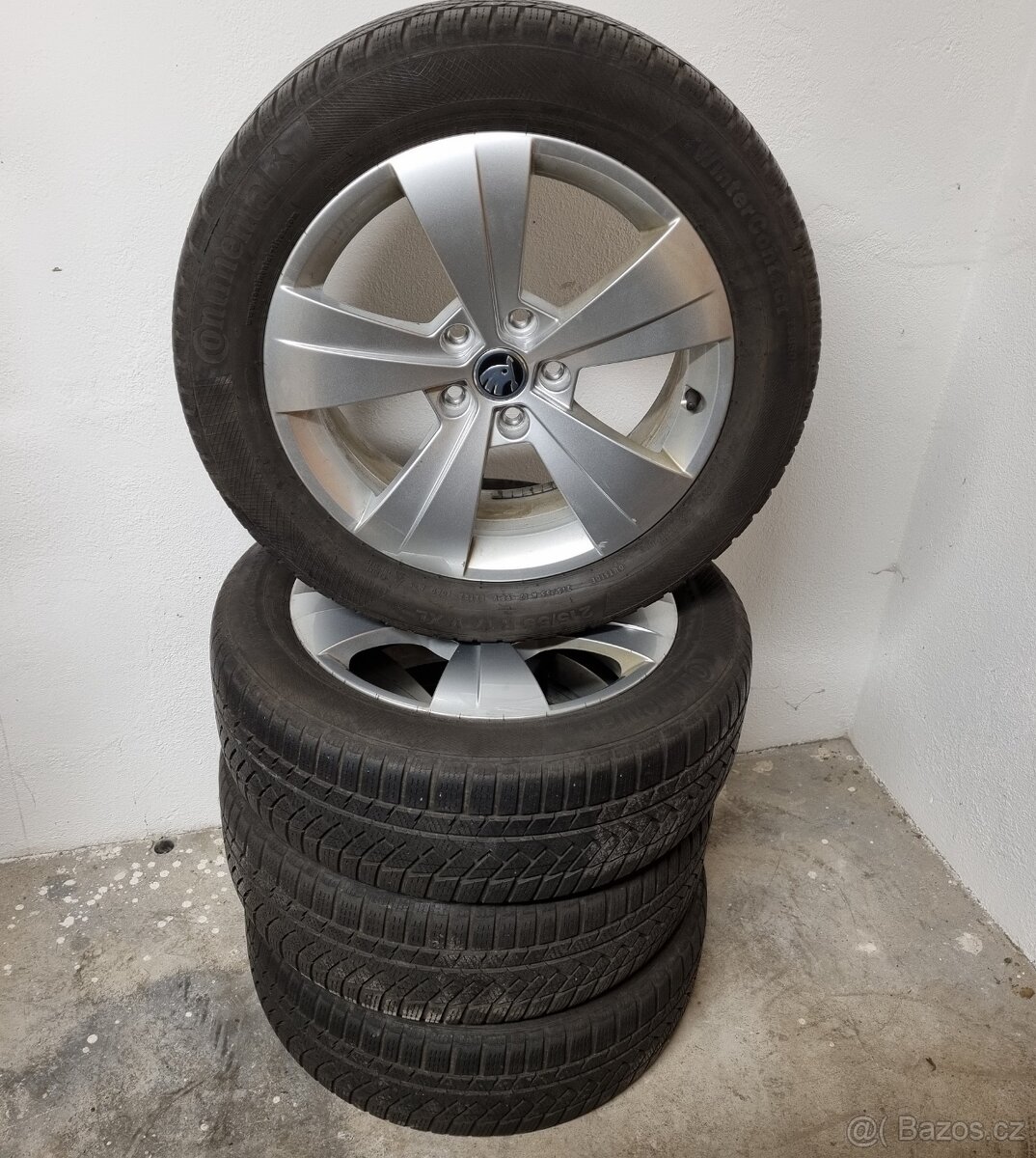 Zimní originílní Alu sada Superb 215/55 R17 - 2
