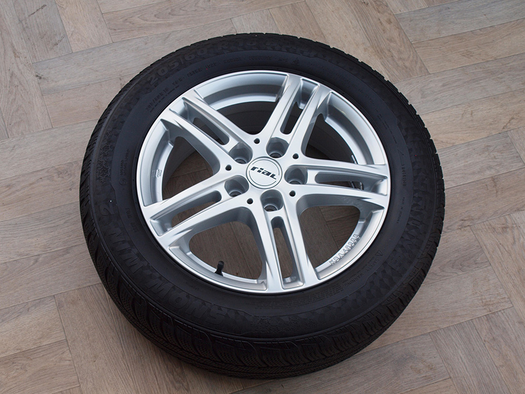 16" 5x112 ALU KOLA RIAL – VW TOURAN – ZIMNÍ - TOP - 2