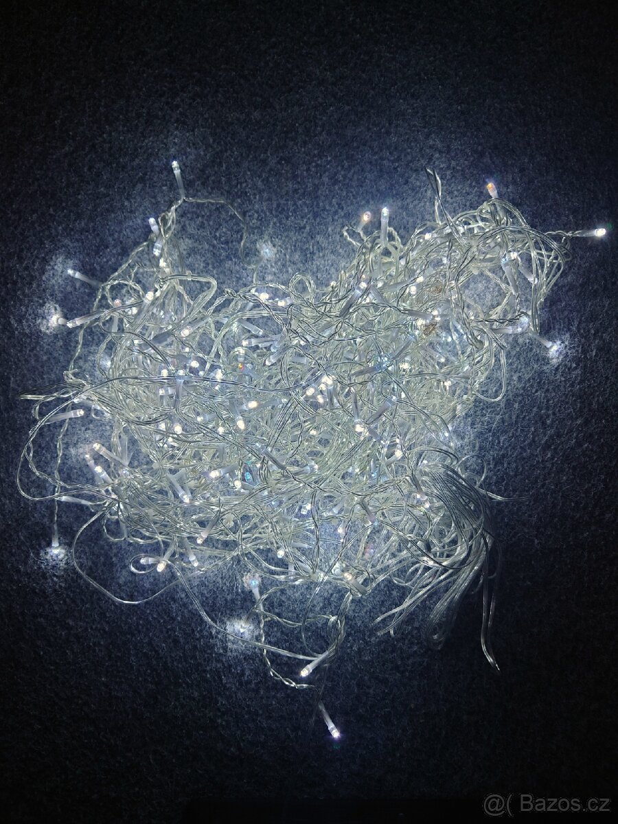 Vánoční LED světelný řetěz 220 LED světélka Girlanda - 2