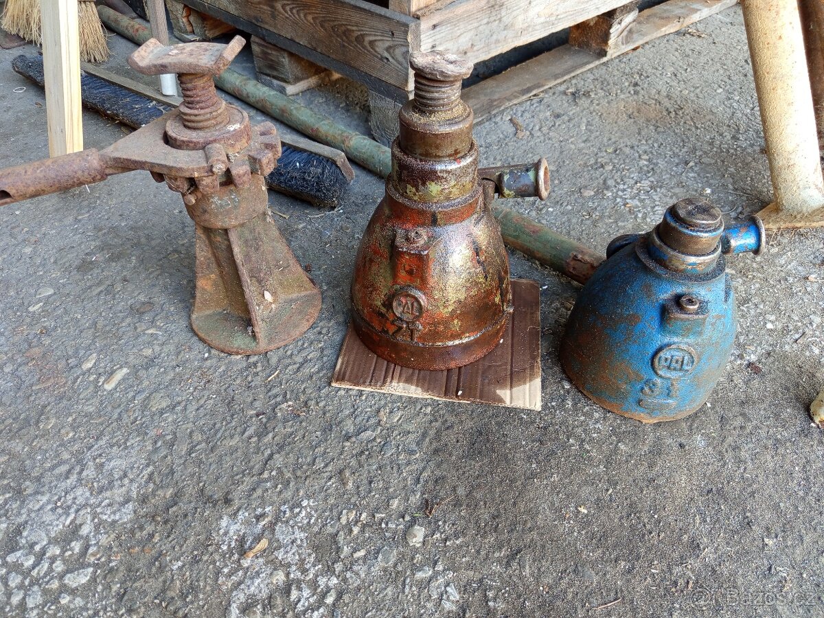 Hever, panenka hydraulická, let lampa, konev - 2