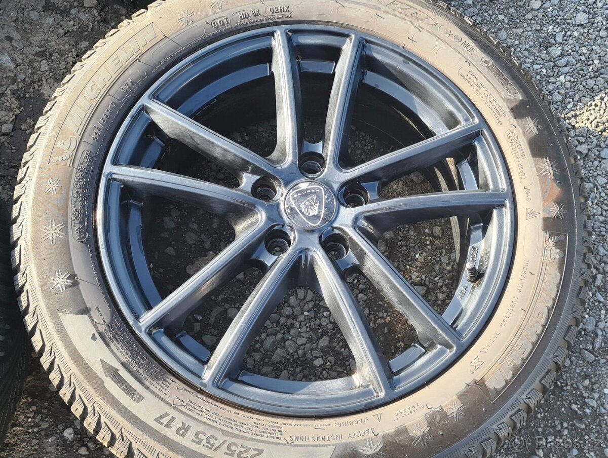 Zimní Alu kola BMW X1, X2, Mini 5x112 Michelin 225/55R17 - 2