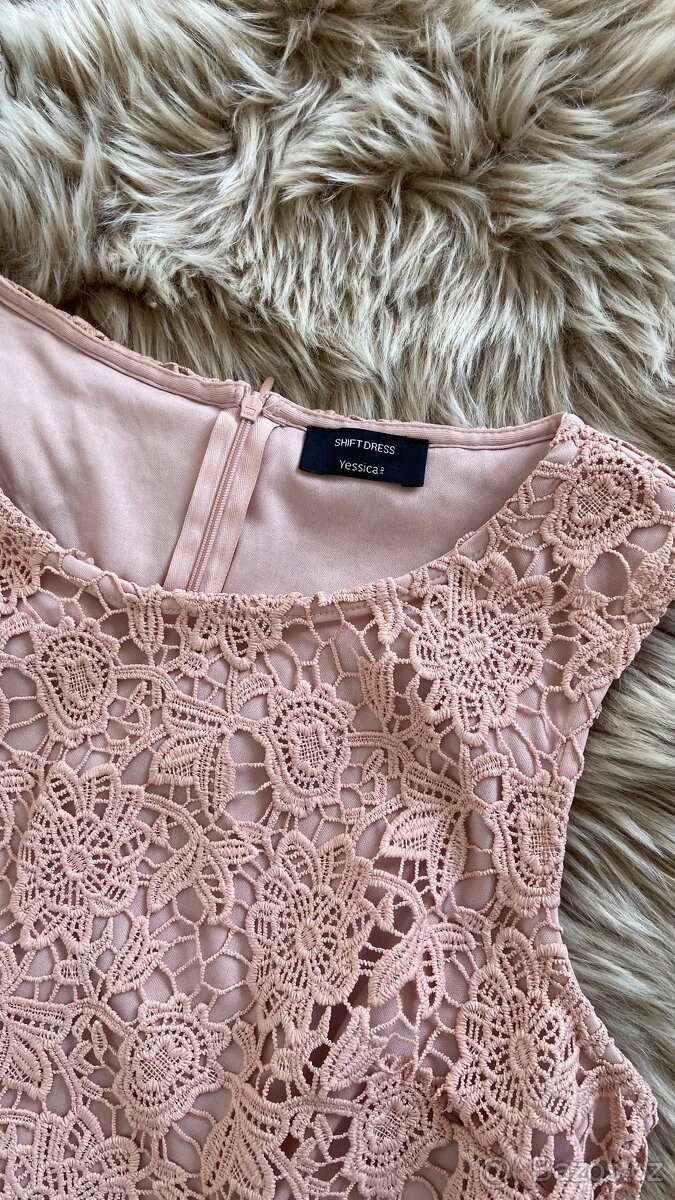 Dámské starorůžové šaty F&F vel.42 - 2