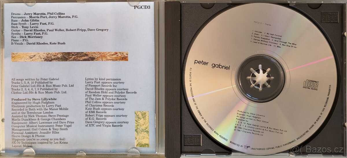CD Peter Gabriel: Různá alba - 2