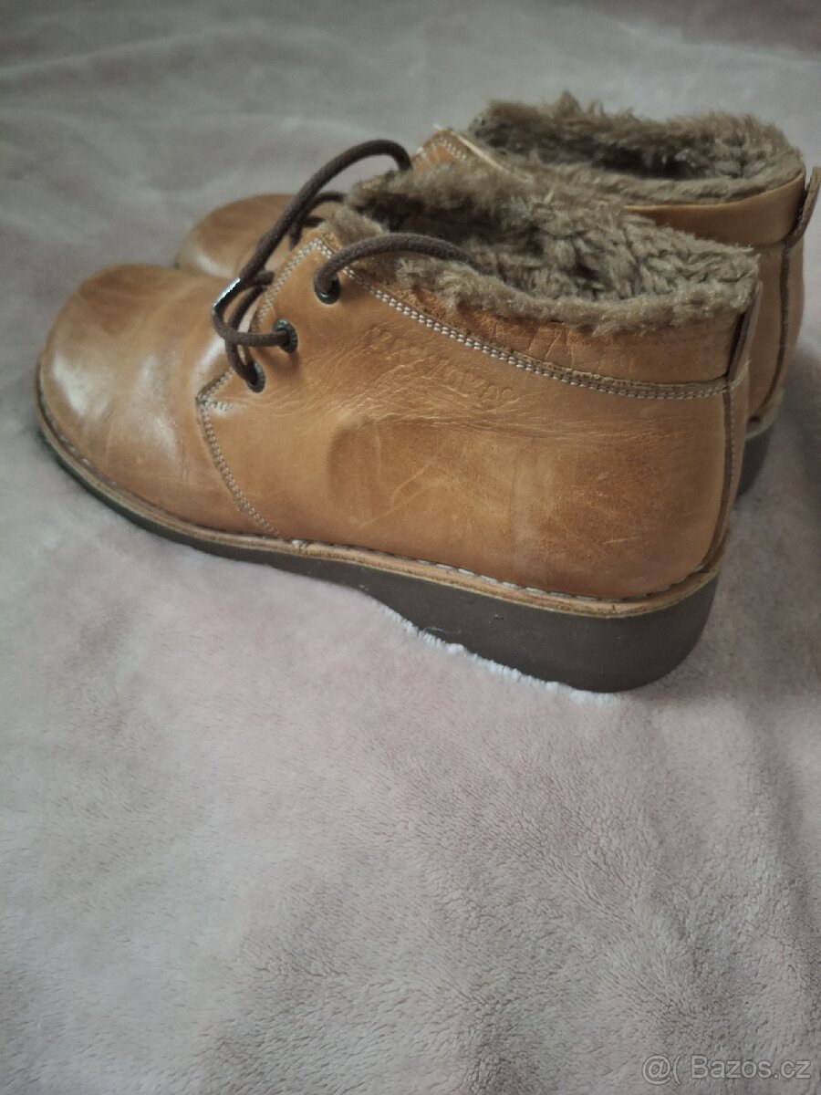 Dámské kožené kotníkové boty - 2