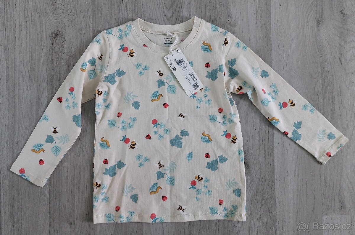 Lindex trika berušky vel. 104 nová - 2